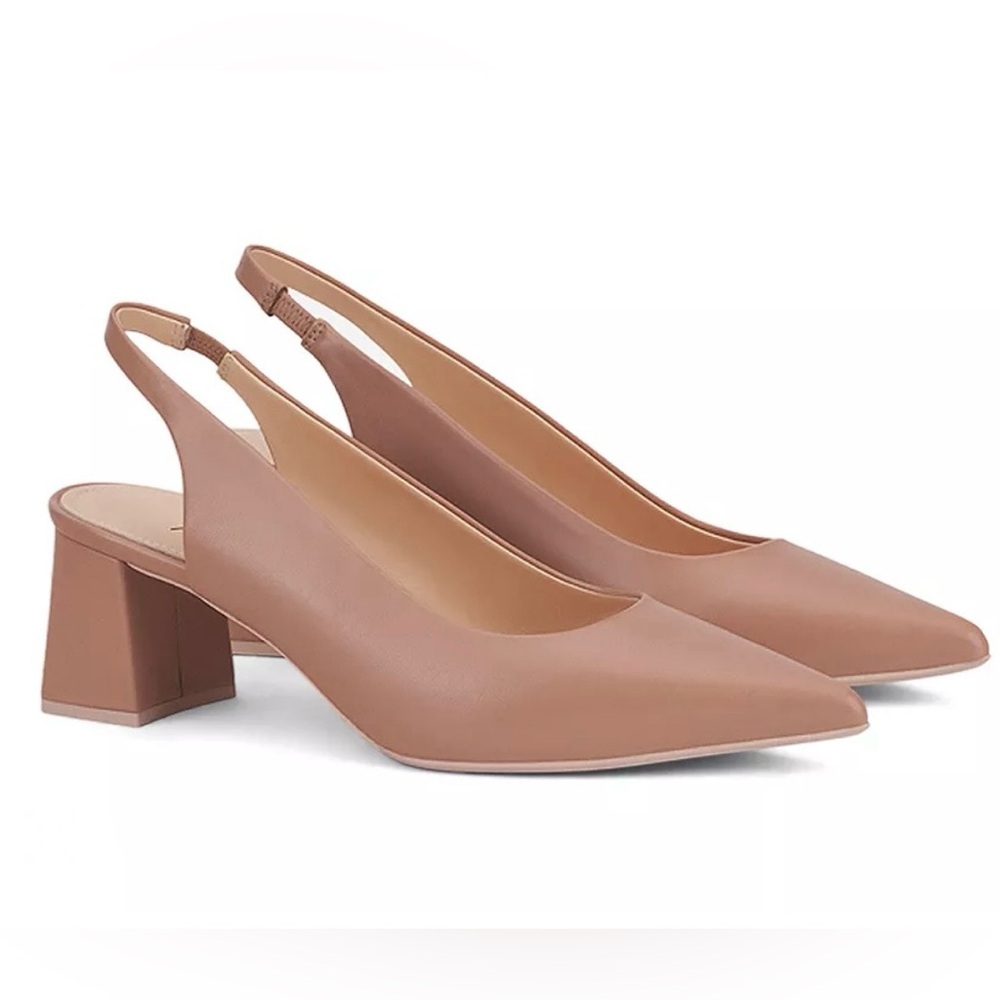 New AGL Dodi Pointed Toe Slingback Pumps size 9